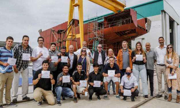 Primeros egresados del Centro de Formación Profesional del Consorcio Regional Puerto Mar del Plata