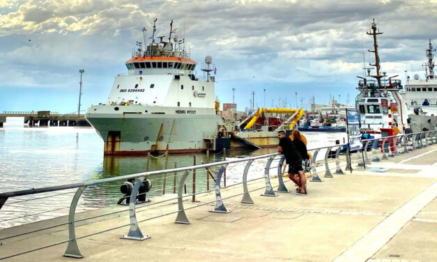 Satisfacción en el puerto de Bahía Blanca por el resultado de los 3 pies de sobredragado