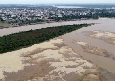 La bajante histórica acelera la agonía del Canal Emilio Mitre