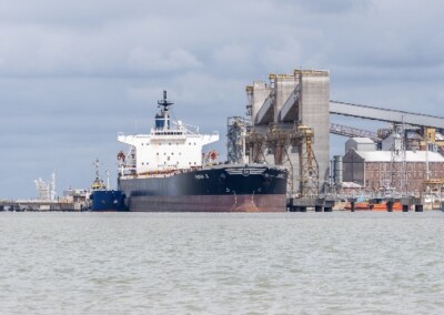 El puerto Bahía Blanca  alcanzó récords operativos históricos durante el 2021