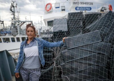 Soledad Romito es la única mujer estibadora en el Puerto de Mar del Plata