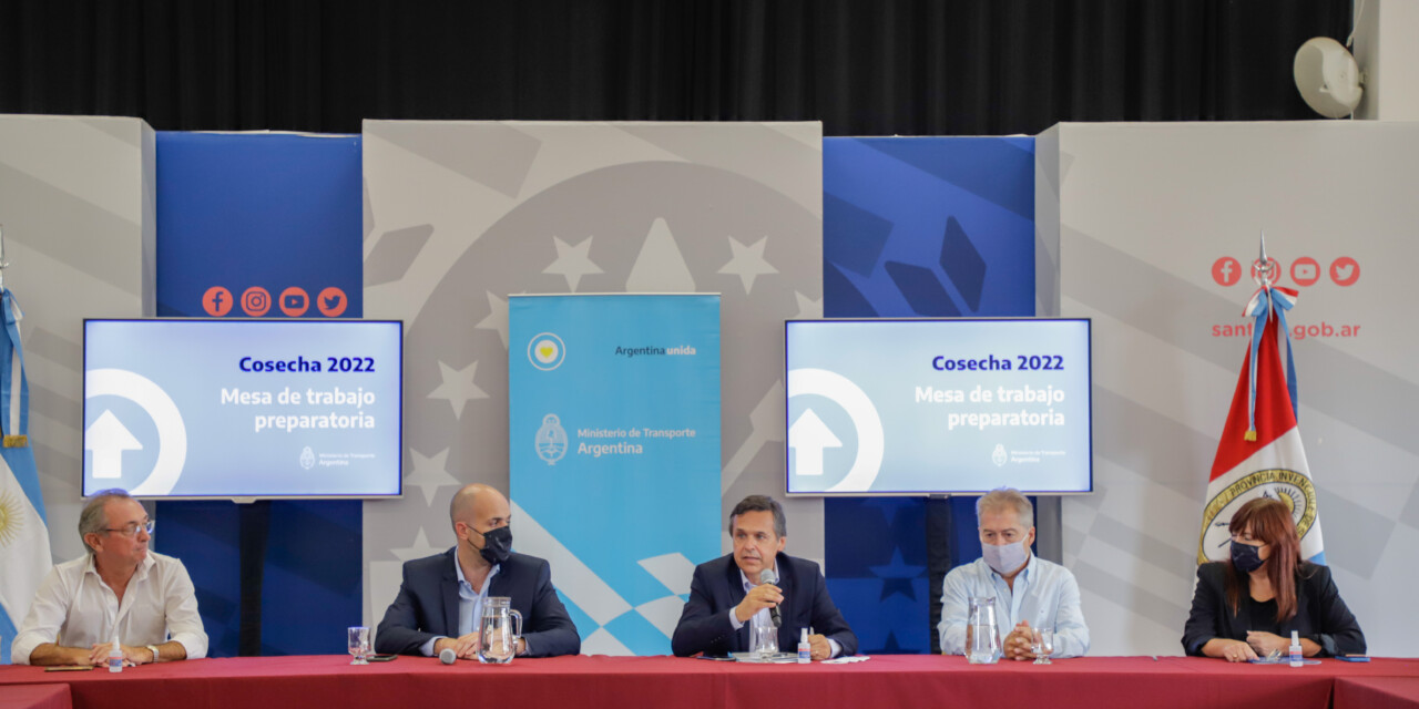 Cosecha 2022: En Santa Fe el Ministerio de Transporte reunió al sector para mejorar la logística de carga