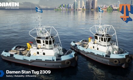 Damen Shipyards firma contrato con Tidewater para el suministro de dos Damen Stan Tugs 2309