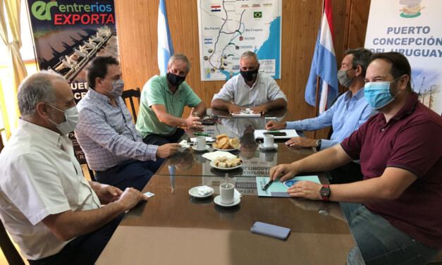Autoridades y operadores del Puerto La Plata están interesados en una alianza con el puerto de Concepción del Uruguay