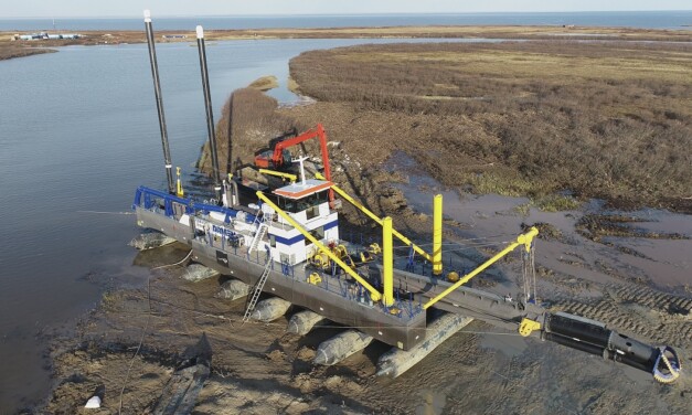Damen entrega la draga de succión Cutter 450 para el ártico ruso