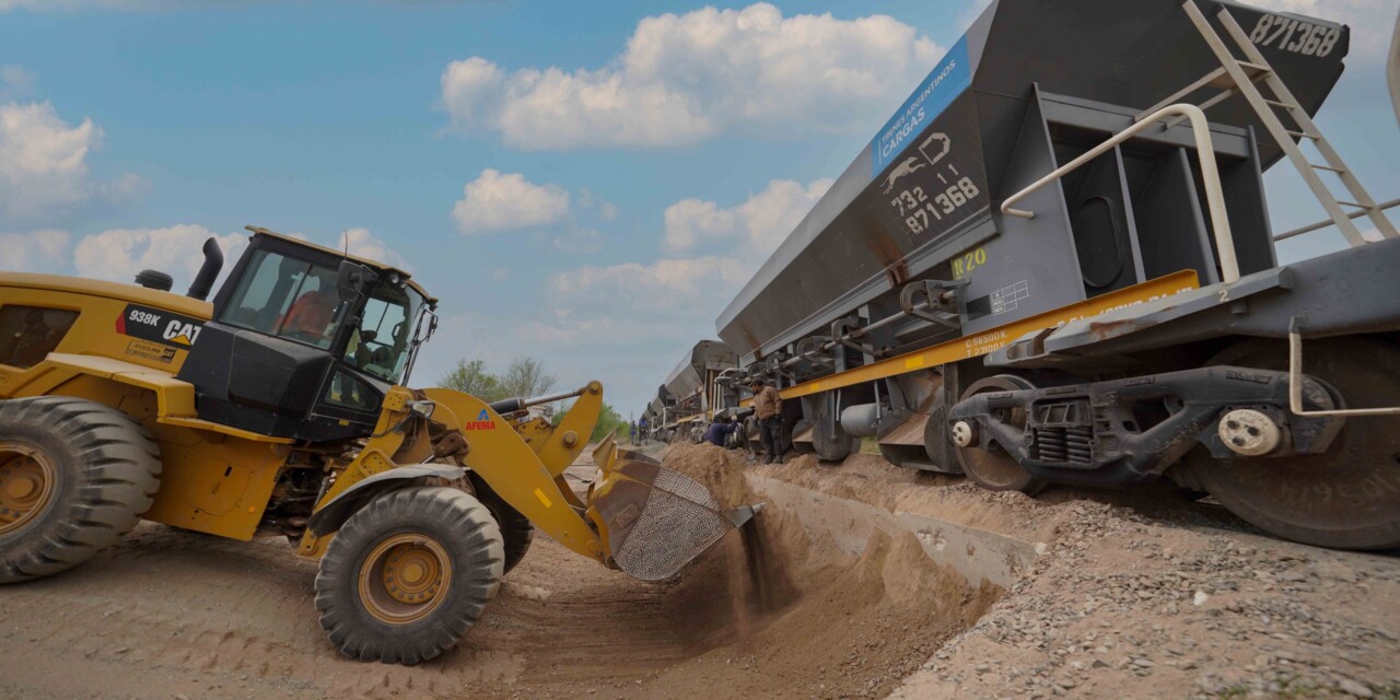 Crece el transporte de áridos por ferrocarril