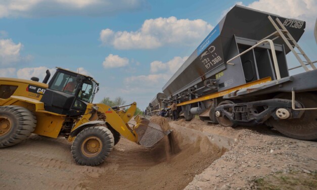 Crece el transporte de áridos por ferrocarril