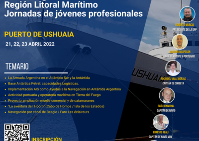Ingenieros portuarios se reúnen en el Puerto de Ushuaia