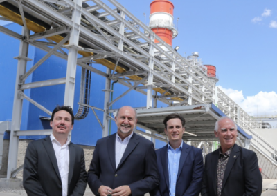 Inauguraron la Central Térmica de Cogeneración Puerto San Lorenzo