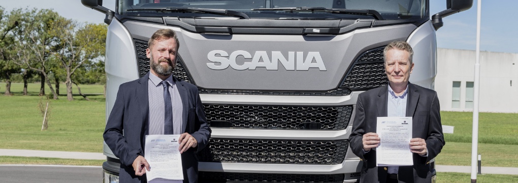 La JST y Scania firman un convenio para mejorar la seguridad