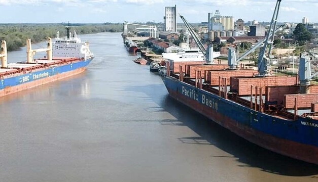 Analizan el impacto positivo de un dragado del río Uruguay a 34 pies