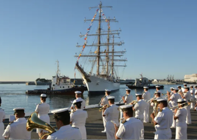 Los Grandes Veleros tomaron amarras en Mar del Plata