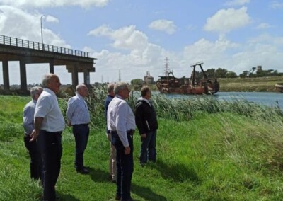 Puerto Quequén espera propuesta de Tandanor para la construcción del puente Ezcurra