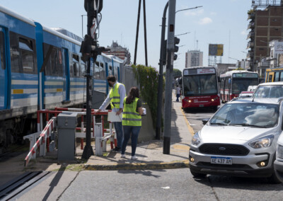 La JST realizó un relevamiento ferro vial, tras dos nuevos accidentes en un paso a nivel de Ciudadela