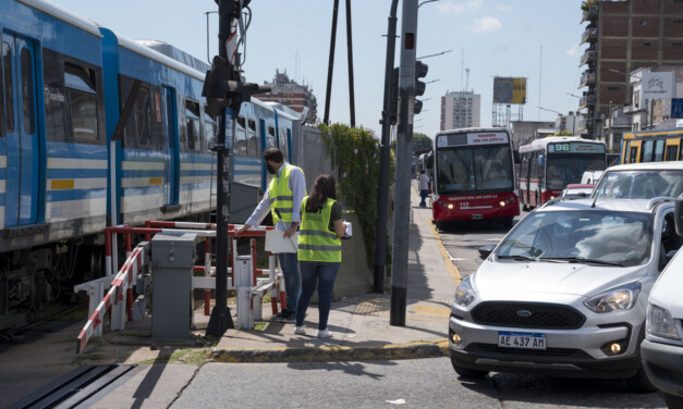 La JST realizó un relevamiento ferro vial, tras dos nuevos accidentes en un paso a nivel de Ciudadela