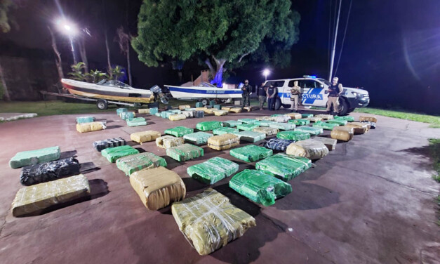 Prefectura secuestró más de 1900 kilos de marihuana en Corrientes