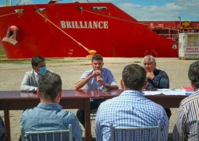 Apertura de sobres de licitación para la obra del muelle del Puerto de San Pedro