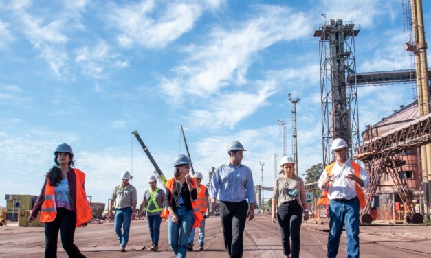 Autoridades de los ministerios de Producción e Infraestructura bonaerenses visitaron el Puerto de San Nicolás