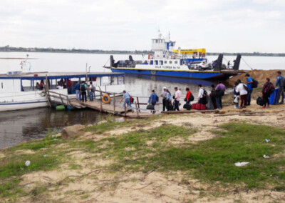 El paso por Puerto Bermejo, en Chaco, es habilitado después de dos años