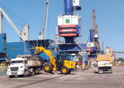 Avanzan obras de infraestructura en los puertos fluviales de San Nicolás y San Pedro 