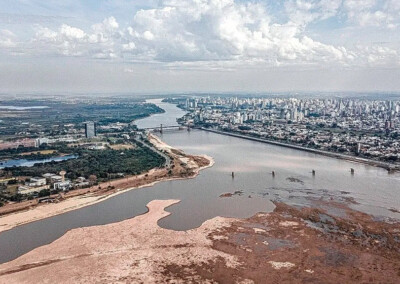 Los gremios piden más obras aprovechando la bajante del río