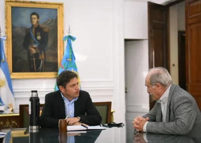 Puerto Quequén: Reunión de Jorge Alvaro con el gobernador Axel Kicillof