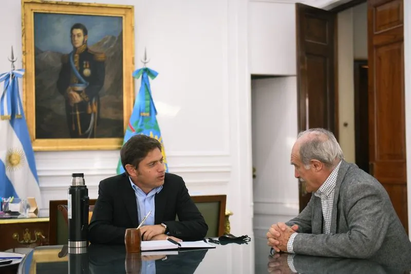 Puerto Quequén: Reunión de Jorge Alvaro con el gobernador Axel Kicillof