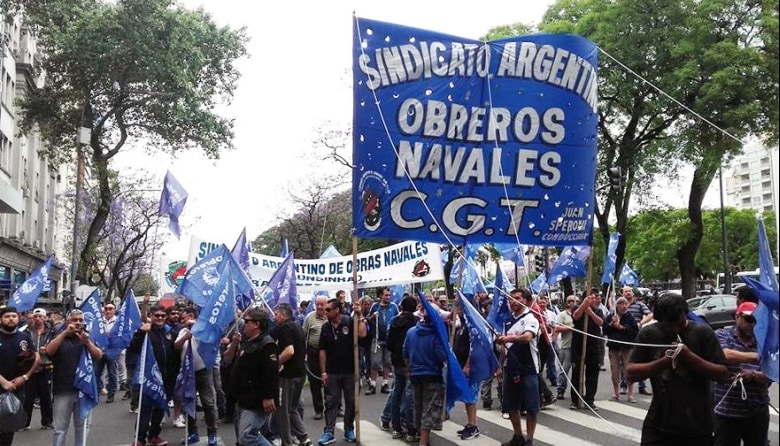 El Sindicato de Obreros Navales suma respaldo gremial en su lucha contra el cierre del Astillero UABL