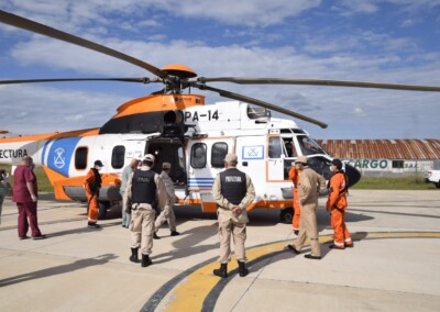 Emergencia en el mar: Prefectura aeroevacuó a un tripulante de un pesquero