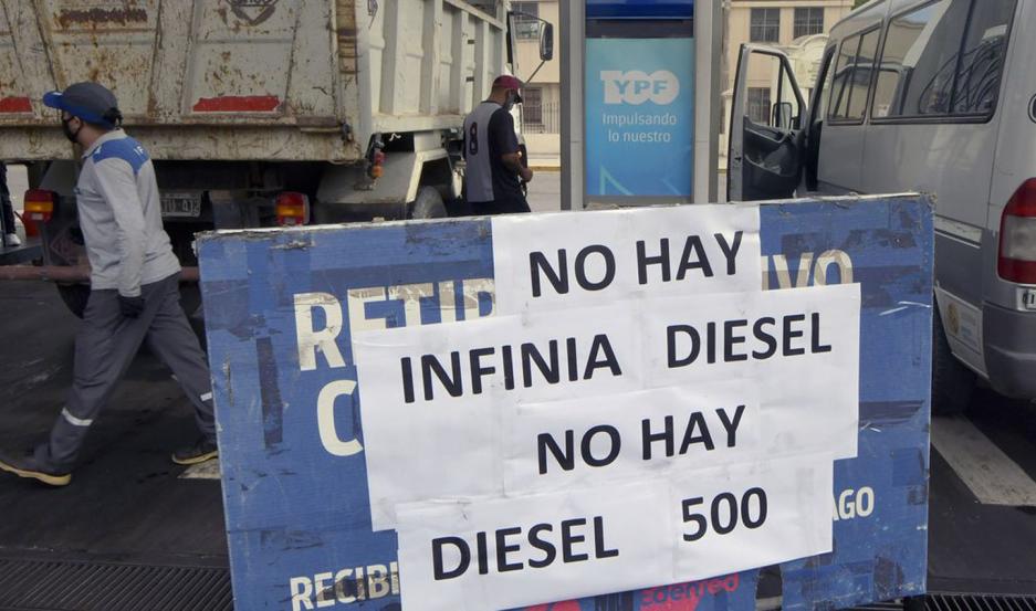 Fadeeac califica de insostenible la falta de combustible