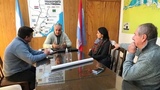 Intendente de Basavilbaso respaldo al puerto de Concepción del Uruguay en su solicitud de dragado