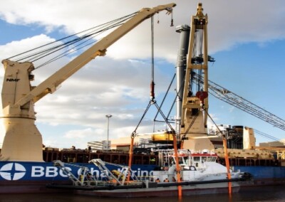<strong>La draga Pancho arribó al Muelle Público del Puerto Buenos Aires</strong>
