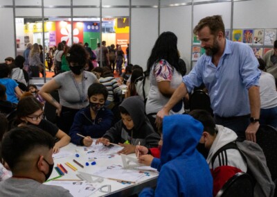 La JST en la Feria del Libro: “Andamos y nos Cuidamos” taller de escritura para niños 