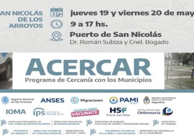 El Programa Acercar llega al Puerto de San Nicolás