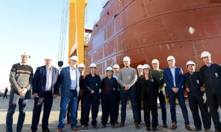 El Presidente del Banco de la Provincia de Buenos Aires visitó SPI Astilleros 