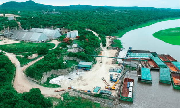 Bolivia exportó más de 267 mil toneladas de cargas a través del Canal Tamengo en el primer trimestre del 2022