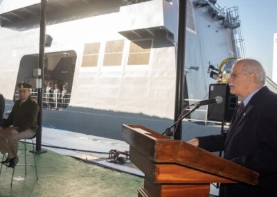 La Armada Argentina recibió el Patrullero Oceánico “Contralmirante Cordero”