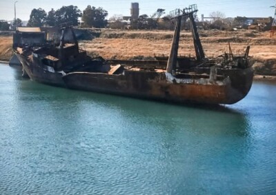 Puerto Quequén: procederá al desguace del buque Ribera Gallega