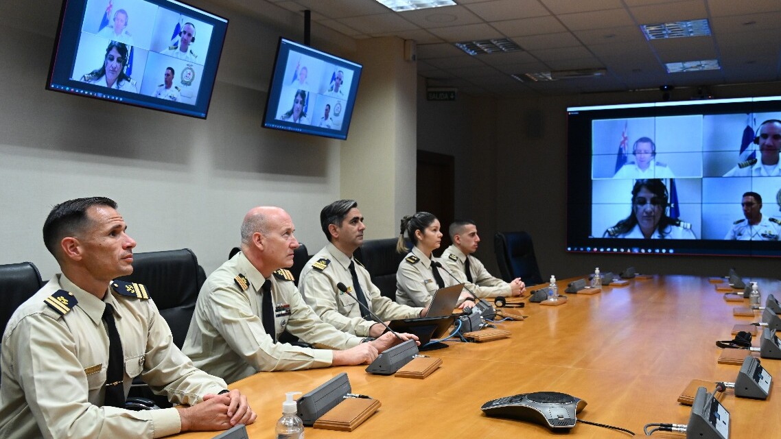 Prefectura participó en un Programa virtual para el Desarrollo de los Recursos Humanos en los Servicios Guardacostas a nivel Mundial
