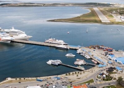 Puerto de Ushuaia: tras una exitosa temporada de cruceros, se avanzan en las mejoras de infraestructura