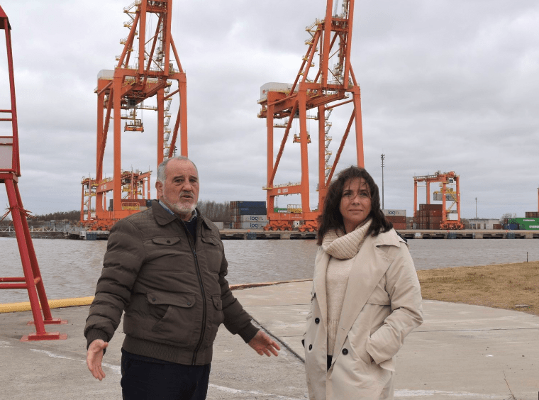 Puerto La Plata recibió a la visita de la presidenta de la Comisión de Intereses Marítimos, Portuarios y Pesca de la Cámara de Diputados&nbsp;