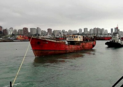 Puerto Mar del Plata: se hunde el tercer buque en el parque submarino “Cristo Rey”