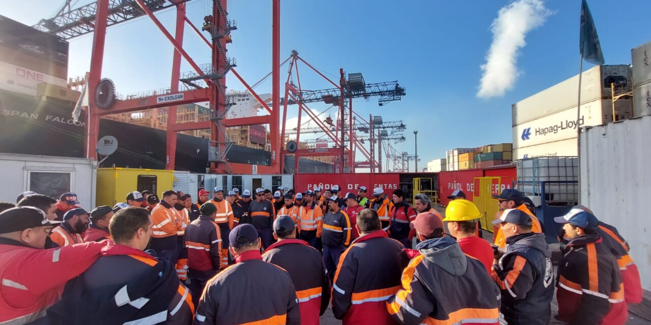 El puerto de Dock Sud se solidariza con Exolgan por el paro indefinido del SUPA