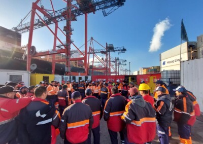 El puerto de Dock Sud se solidariza con Exolgan por el paro indefinido del SUPA