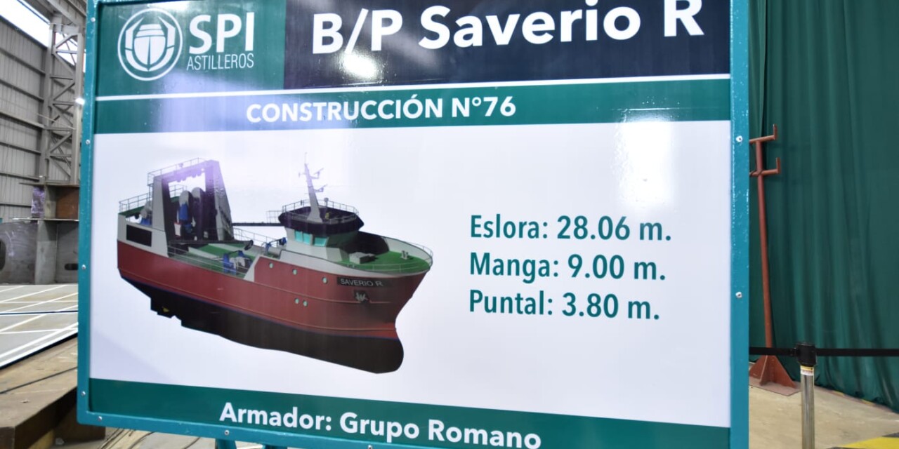 SPI Astilleros y el Grupo Romano iniciaron la construcción del Buque Pesquero “Saverio R” 