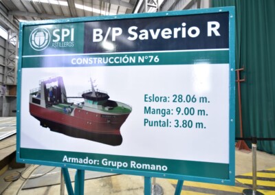 SPI Astilleros y el Grupo Romano iniciaron la construcción del Buque Pesquero “Saverio R” 