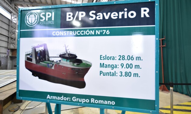 SPI Astilleros y el Grupo Romano iniciaron la construcción del Buque Pesquero “Saverio R” 