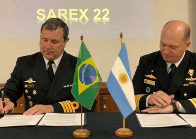 Finalizaron ejercicios conjuntos entre las armadas de Brasil y Argentina