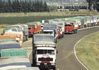 Se duplicó el movimiento de camiones en los puertos de Rosario