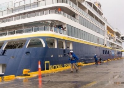<strong>Autoridades de AGP y de Transporte recibieron al primer crucero de la temporada</strong>